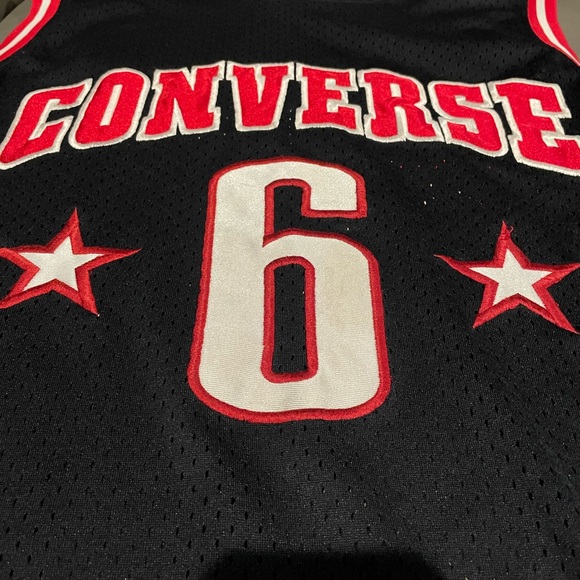 Converse All-Star Basketball Jersey #6 Red  White &blue Size XXL - Picture 4 of 15